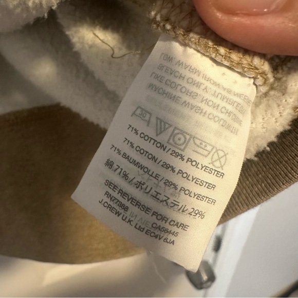 J.Crew cotton blend oversized pullover pocket crewneck - Picture 4 of 4